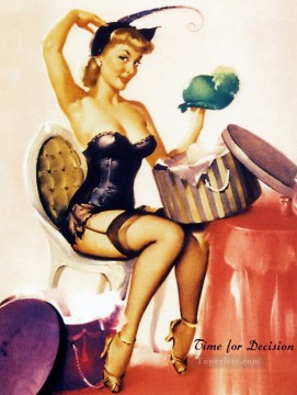 Pin up Painting - pin up girl nude 022